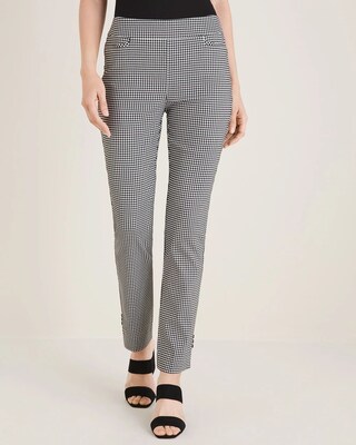 So Slimming Brigitte Gingham Ankle Pants