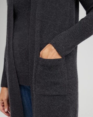 Cashmere Duster Cardigan Sweater click to view larger image.