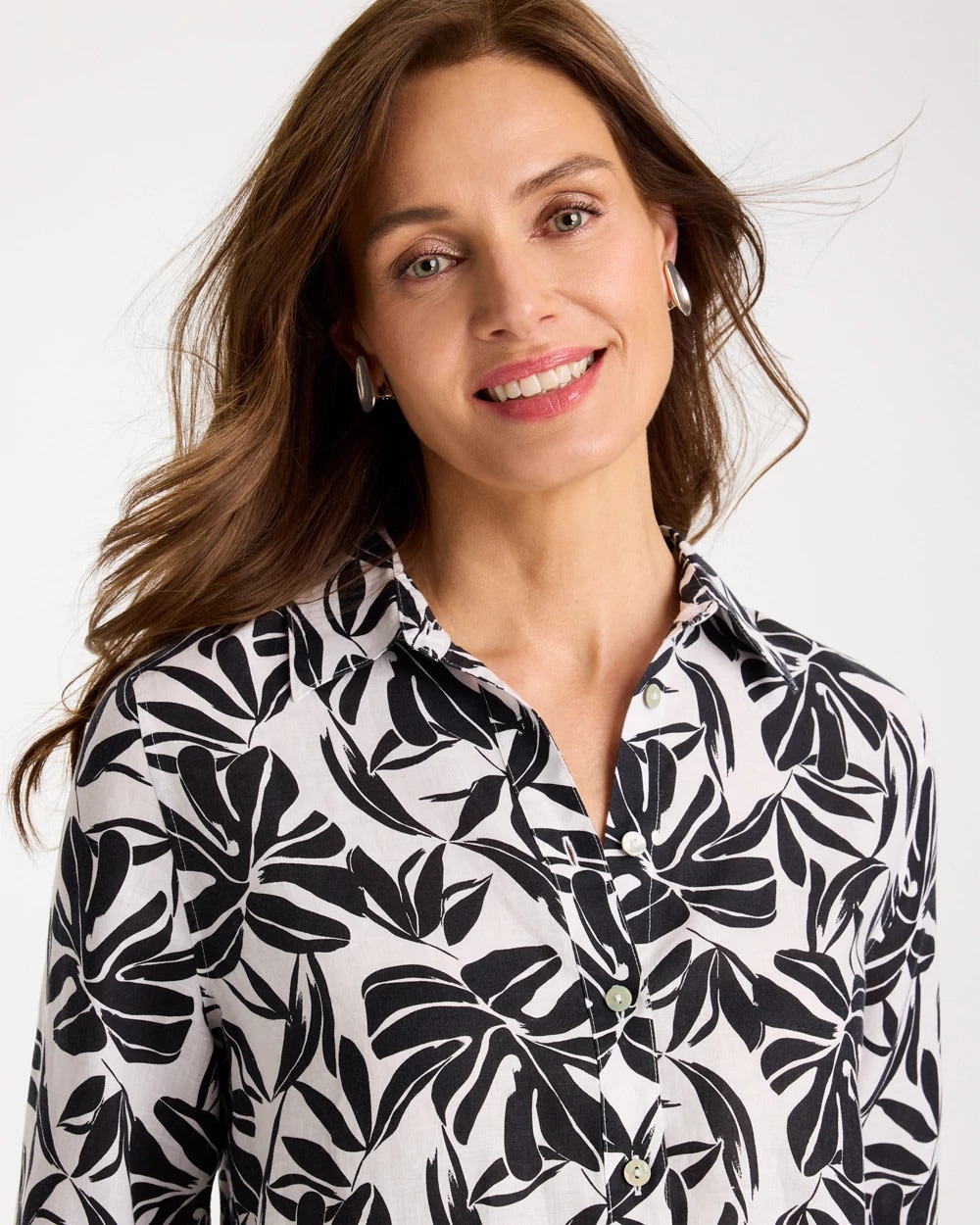 No Iron Linen Palm Shirt