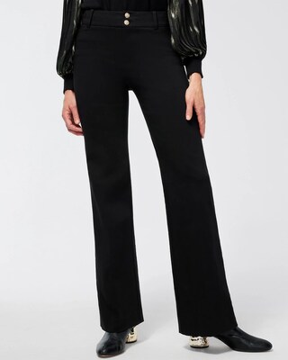 Trapunto Wide Leg Pants