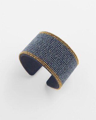 Seed Bead Cuff Bracelet click to view larger image.