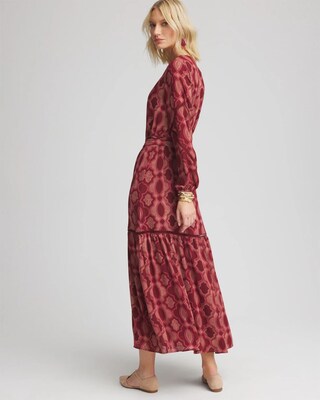Tile Print Maxi Dress click to view larger image.
