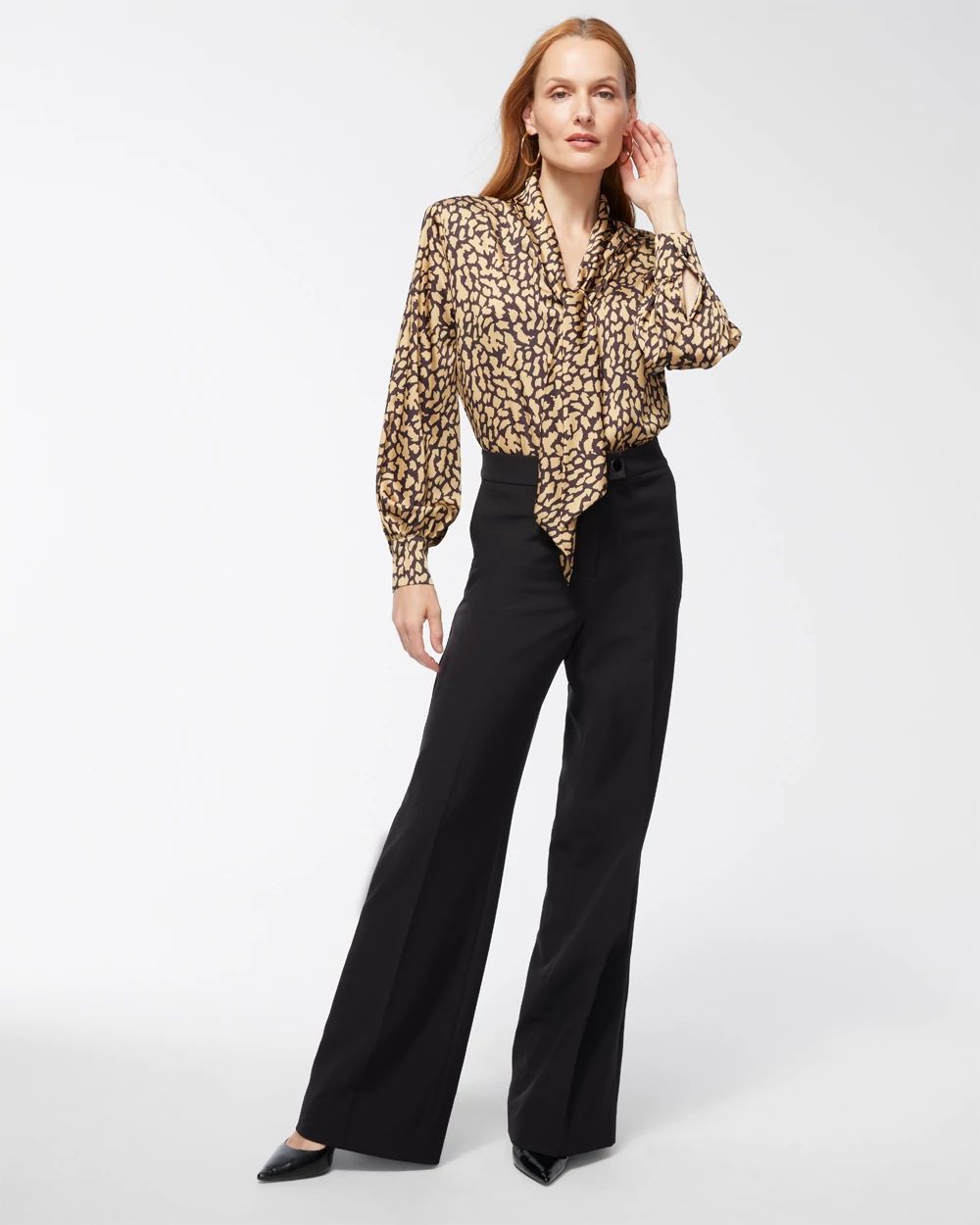 Black Label Wide Leg Trousers