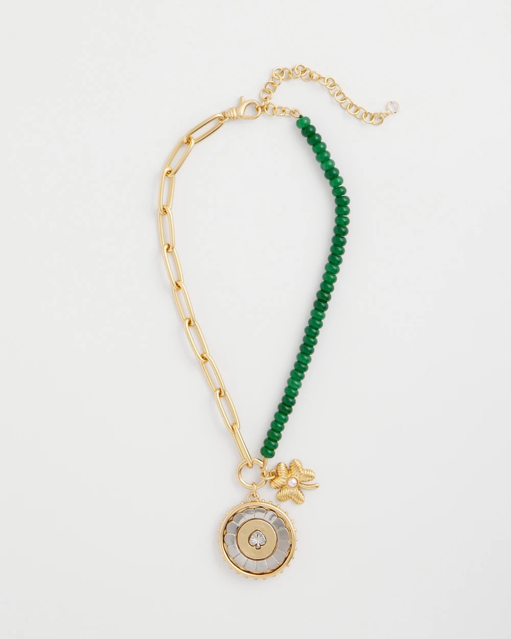 Short Clover Pendant Necklace