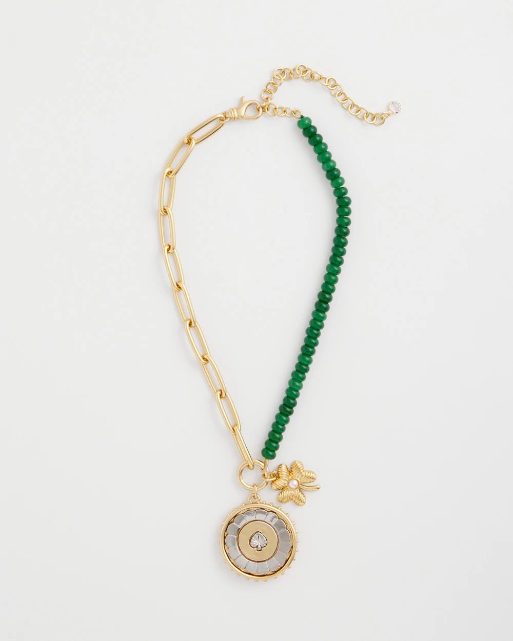 Short Clover Pendant Necklace