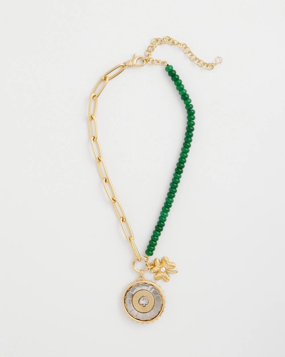 Short Clover Pendant Necklace