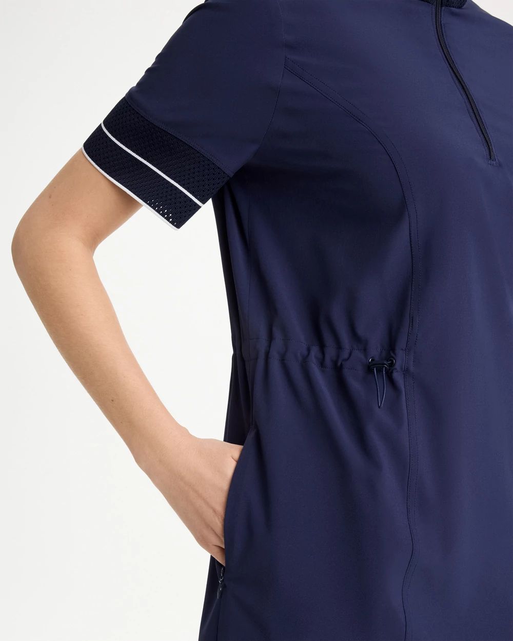 Zenergy® UPF Mesh Trim Dress