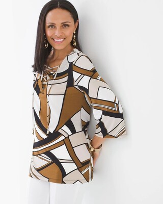 Knit Kit Groovy Swirls Top