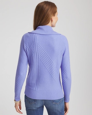 Ribbed Cowlneck Sweater click to view larger image.