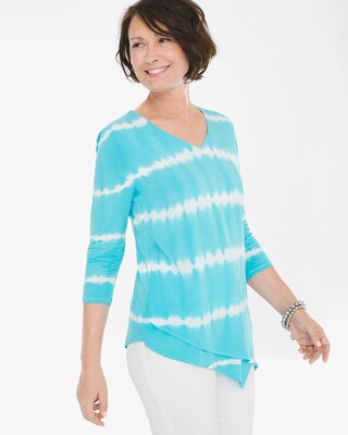 Asymmetrical Tie-Dye Top