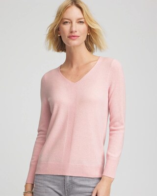 Relaxed V-Neck Cashmere Sweater