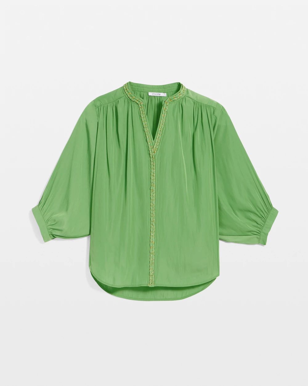 Braided Batwing Blouse click to view larger image.