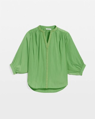 Braided Batwing Blouse click to view larger image.