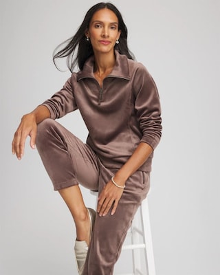 Zenergy® Scuba Velour Pullover click to view larger image.