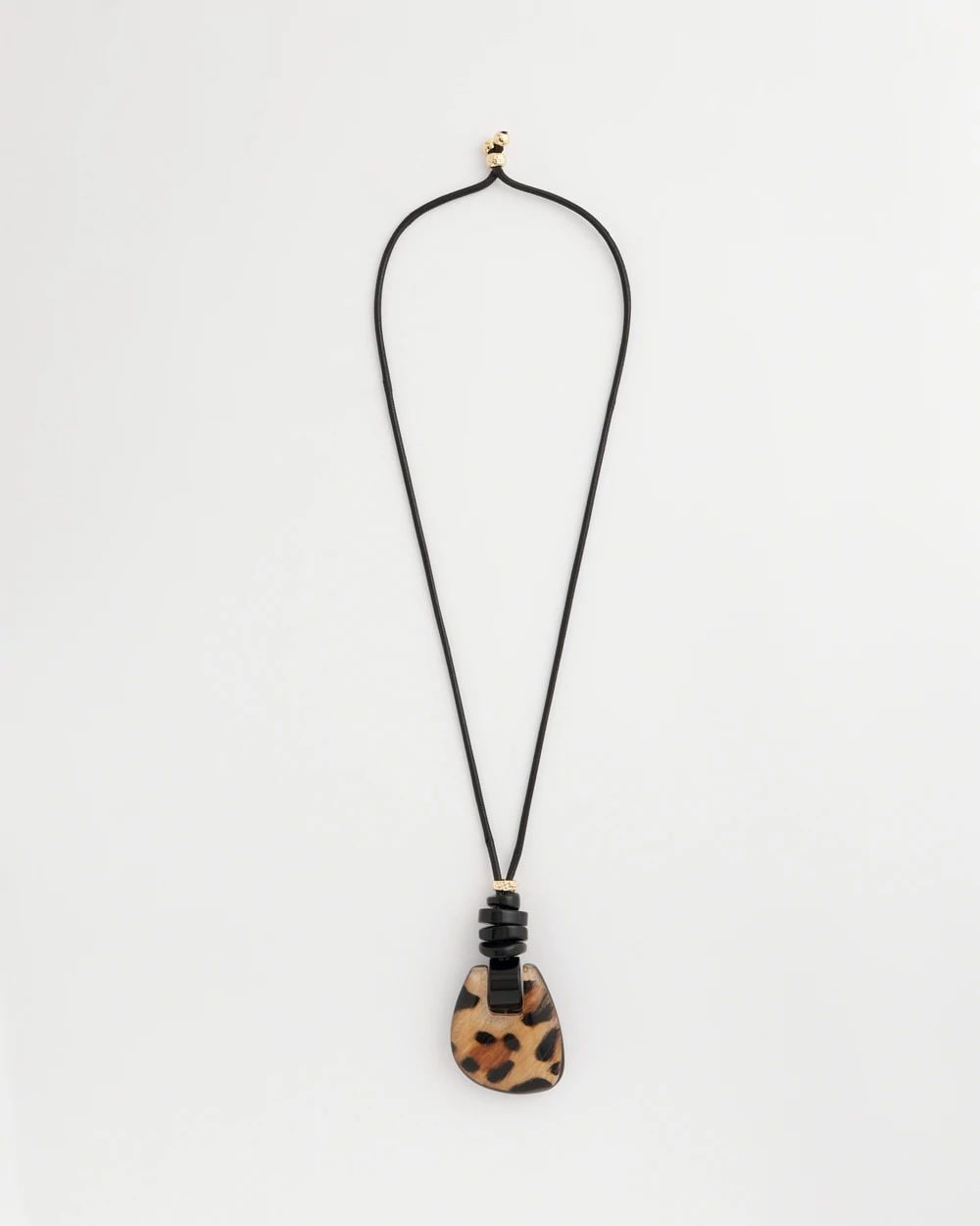 Chico's Originals Leather Animal Corded Pendant