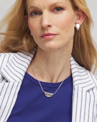 Convertible Multi Strand Charm Necklace click to view larger image.
