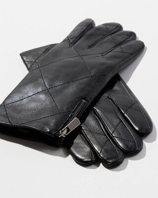 Leather Quilted Gloves
