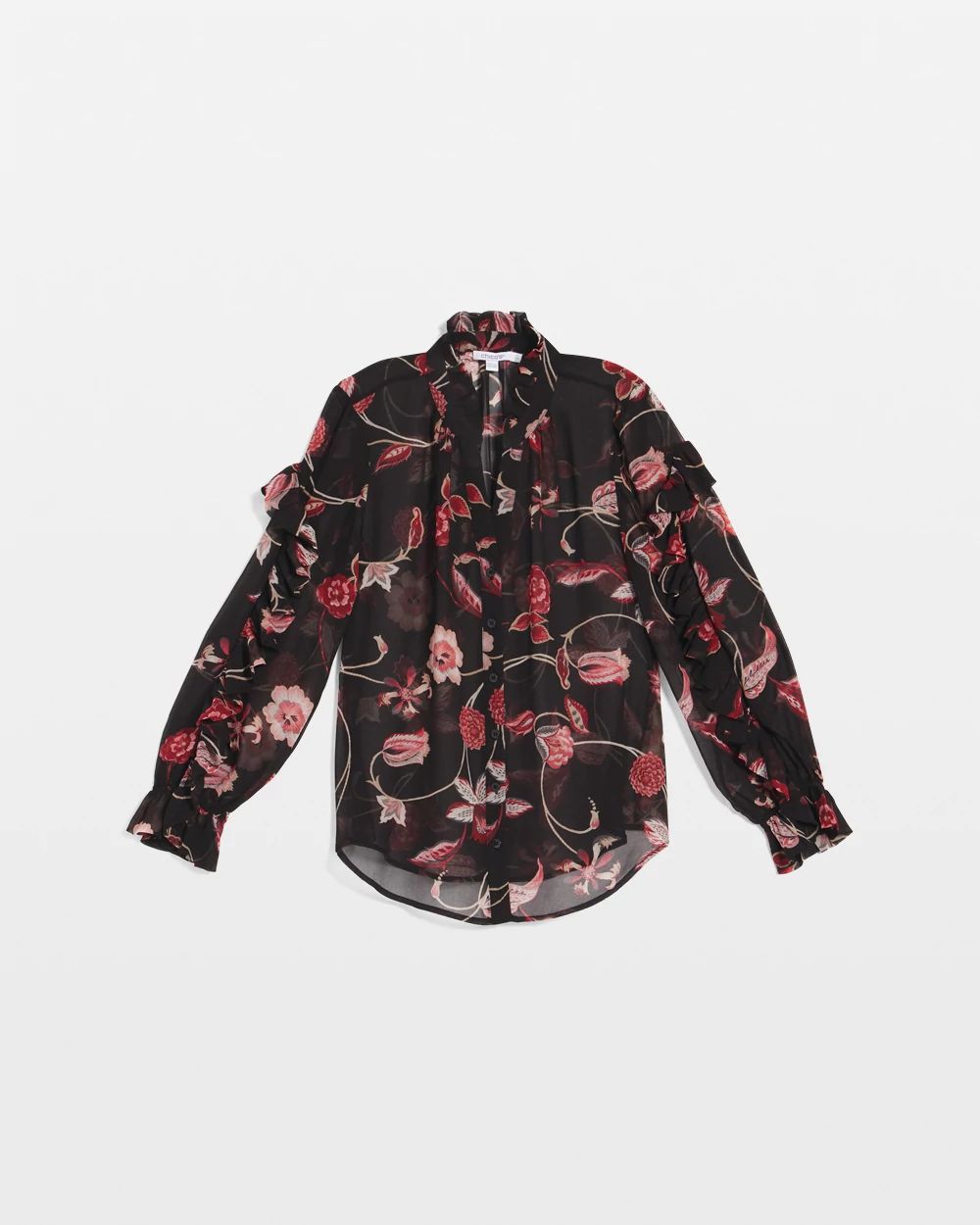 Georgette Celtic Blooms Blouse