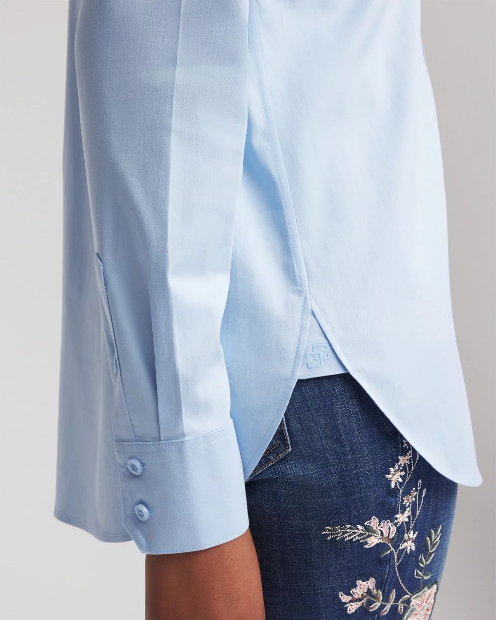 No Iron™ Stretch-Sateen Shirt