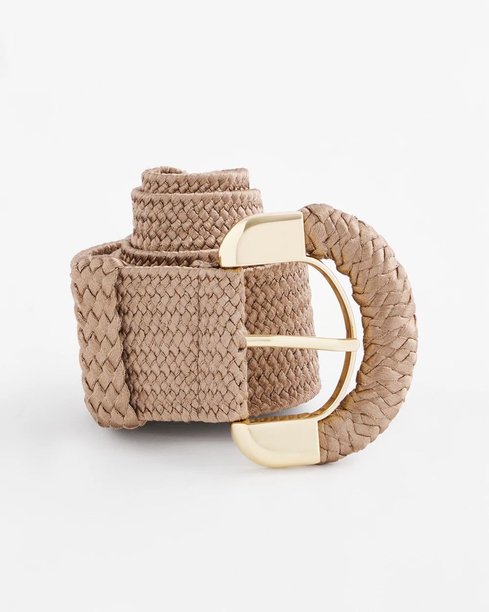 Satin Stretch Metal Belt
