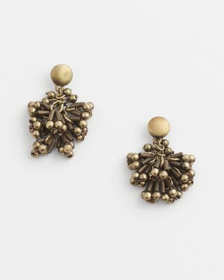 Beaded Cluster Earrings