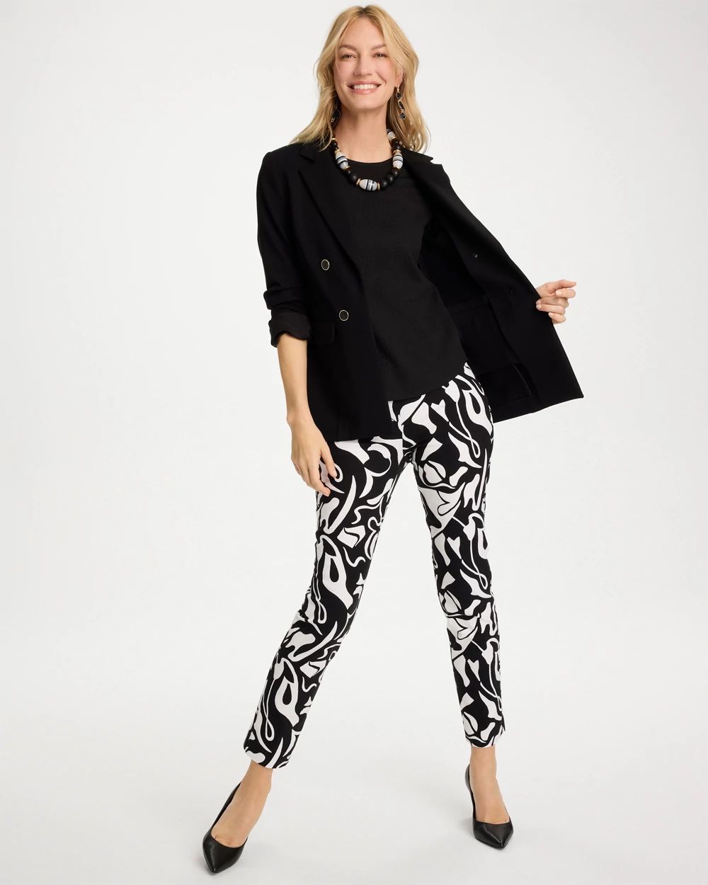 Brigitte™ Slim Artisanal Ankle Pants click to view larger image.