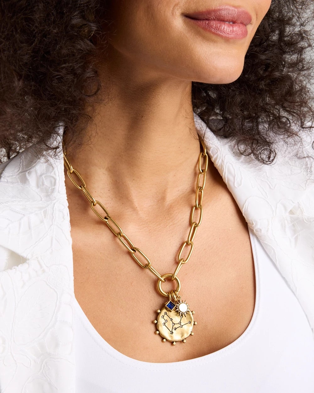 Virgo Zodiac Charm Pendant