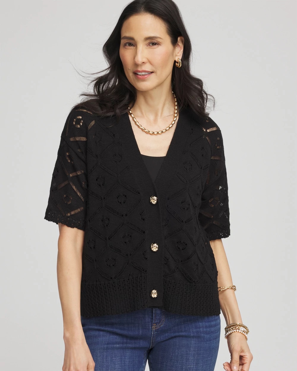 Short Button-down Cardigan, photo 1 of 4
