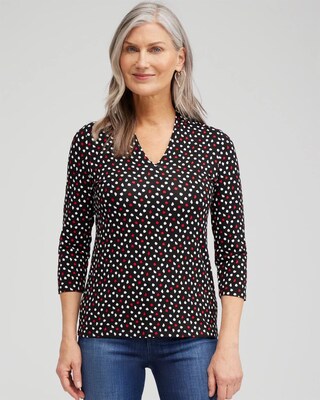 Touch of Cool™ Heart Print Tee