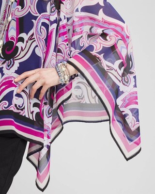 Travelers™ Paisley Chiffon Layered Top click to view larger image.
