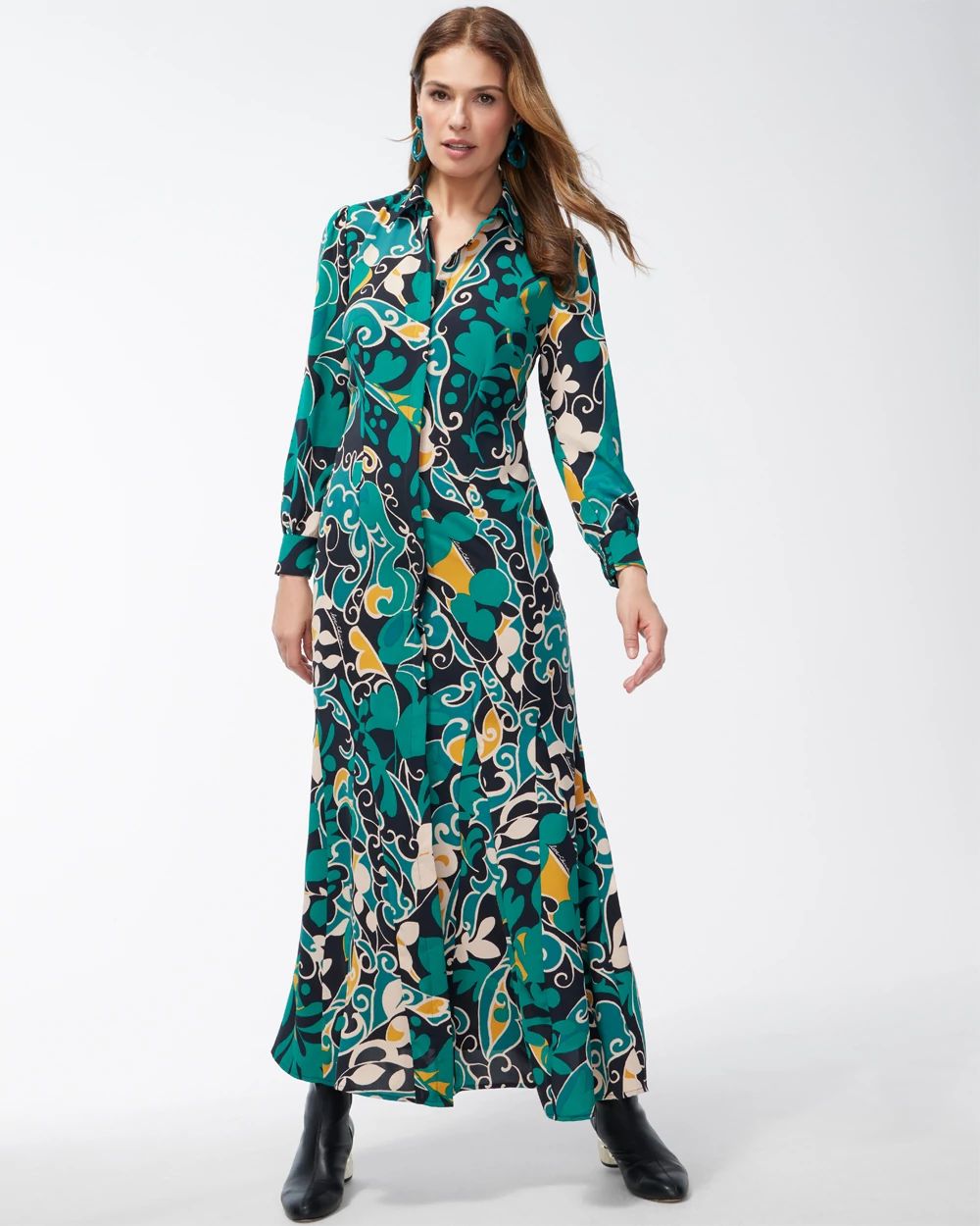 Twill Shirt Dress