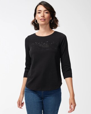 Embellished Pumpkin Tee