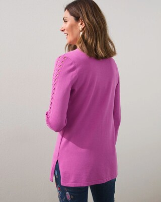 Spun Rayon Stitched Cardigan