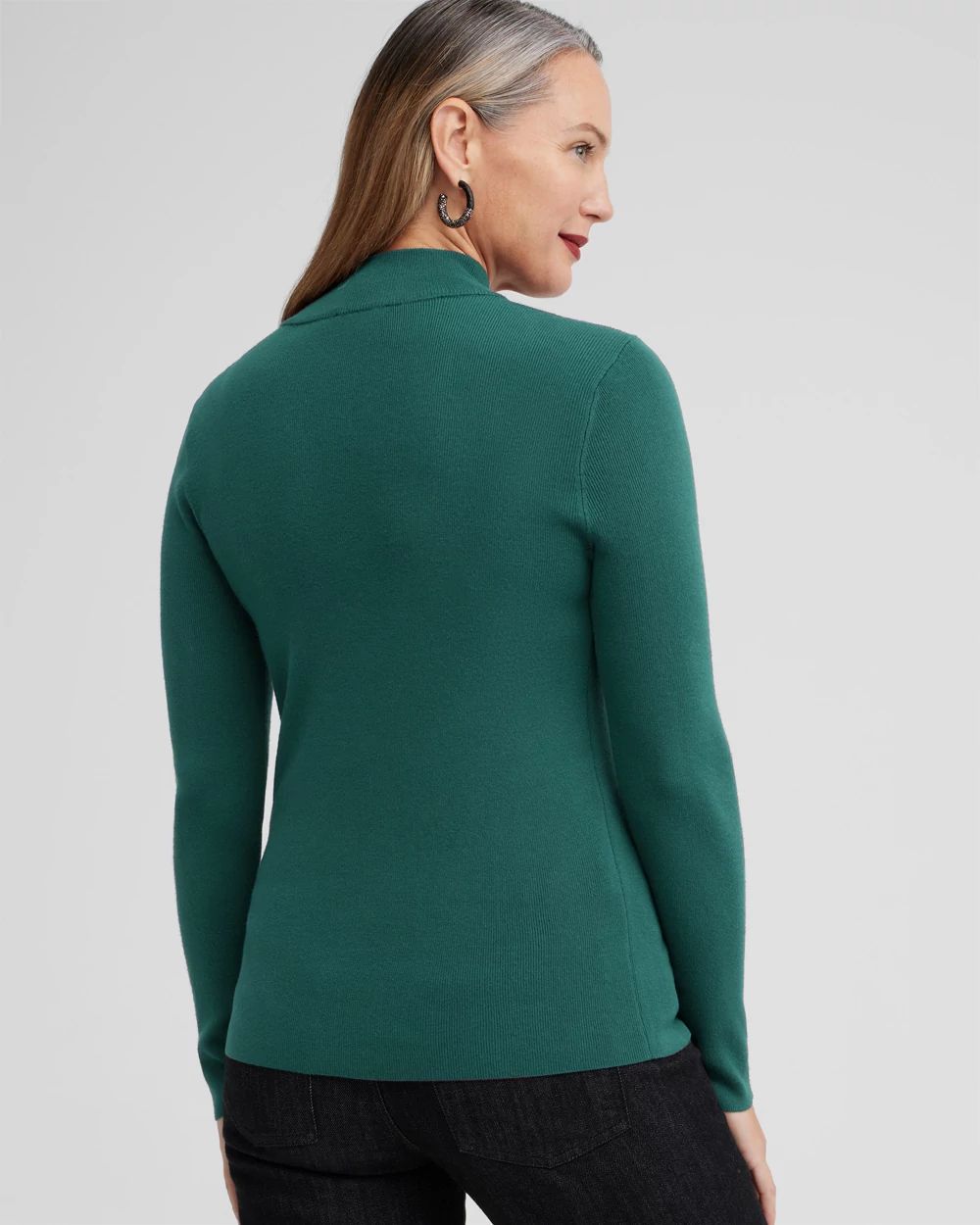 ECOVERO Mock Neck Sweater