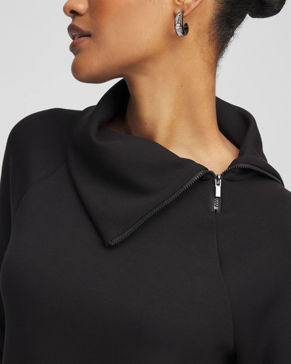 Zenergy® Scuba Zip Neck Tunic click to view larger image.