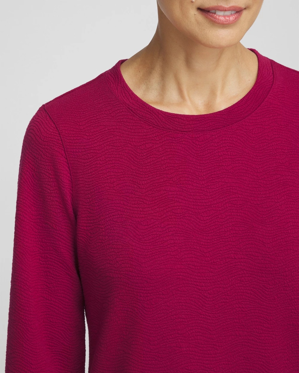 Zenergy® Textured Pullover Top