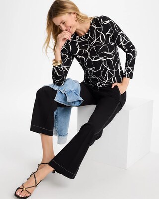 Printed Touch of Cool™ Layering Tee click to view larger image.