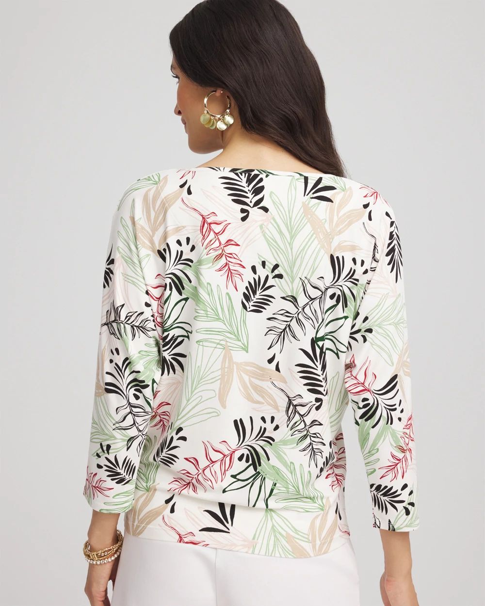 Touch of Cool™ Tapered Banded-Hem Top