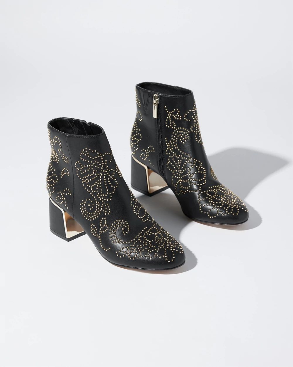 Black Embellished Boots