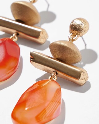 Agate Drop Earrings