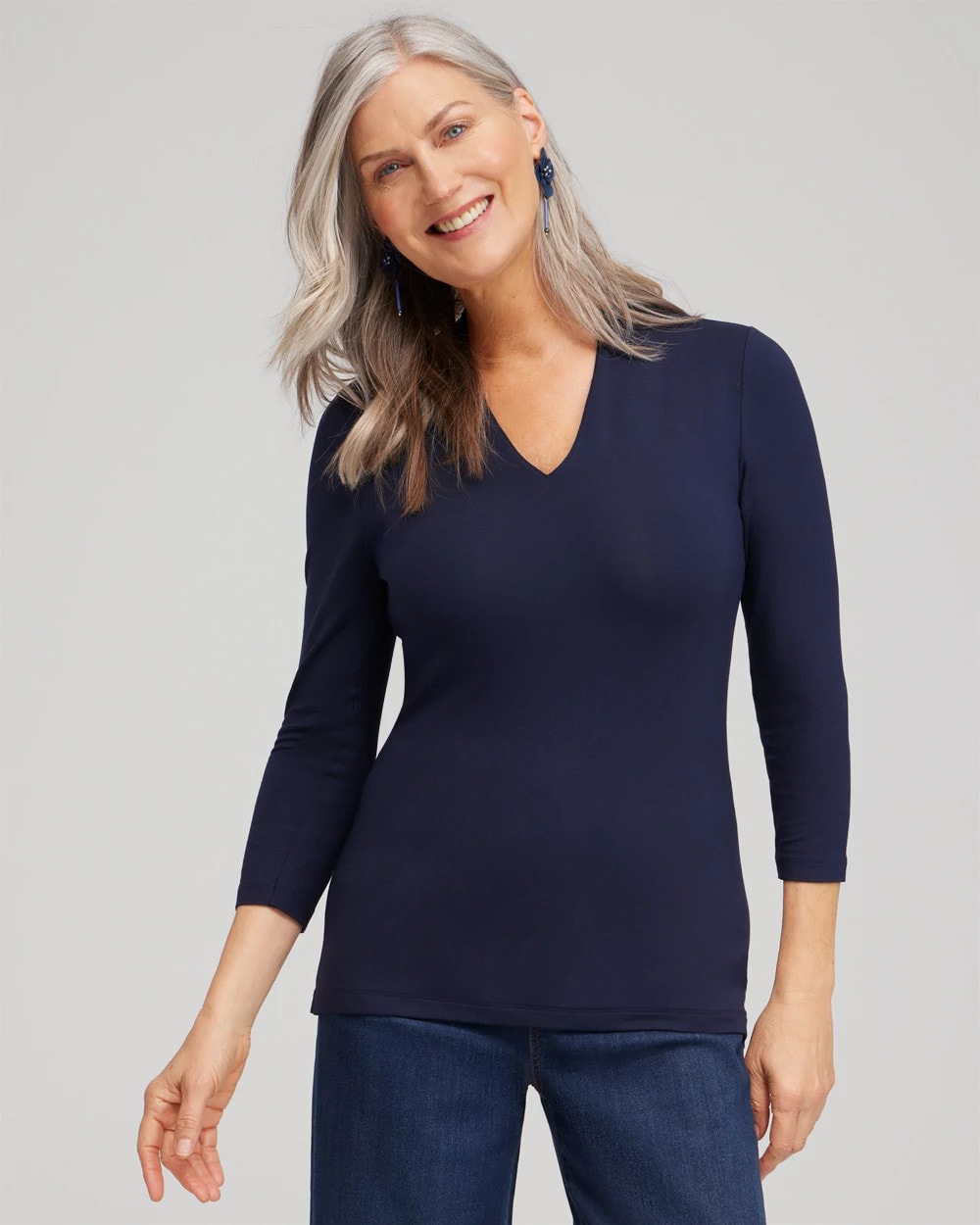 Touch of Cool™ 3/4 Sleeve Tee