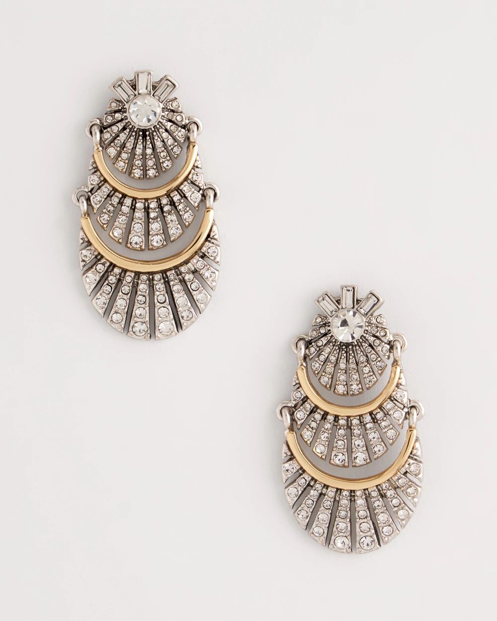 Art Deco Crystal Earrings