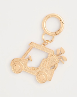 Pink Enamel Golf Cart Bag Charm click to view larger image.