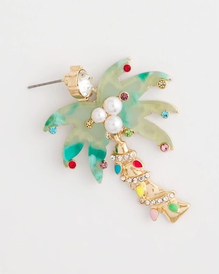 Holiday Palm Tree Earrings click to view larger image.