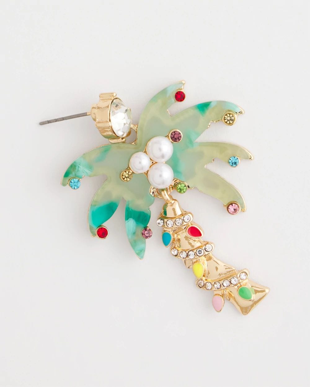 Holiday Palm Tree Earrings