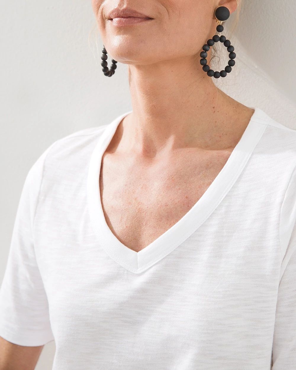 Elbow Sleeve Slub Tee