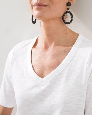 Elbow Sleeve Slub Tee