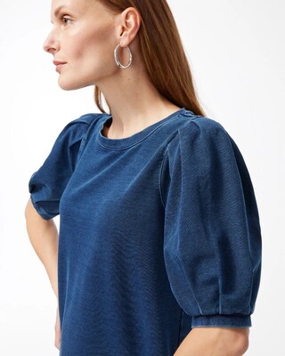 Zenergy French Terry Elbow Sleeve Dress