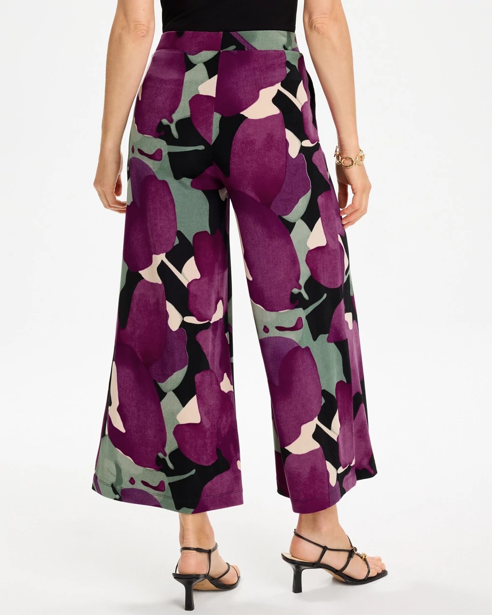 Travelers™ Wide-Leg Culotte Crop Pants