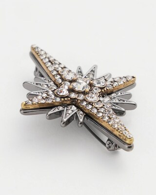 Embellished North Star Brooch
